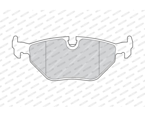 Brake Pad Set, disc brake PREMIER ECO FRICTION FDB578 Ferodo, Image 3