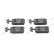 Brake Pad Set, disc brake PREMIER ECO FRICTION FDB57B Ferodo, Thumbnail 2