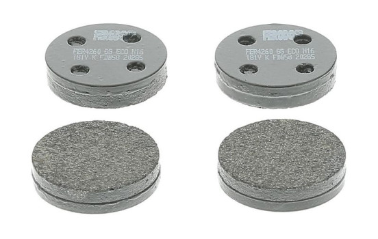 Brake Pad Set, disc brake PREMIER ECO FRICTION FDB58 Ferodo