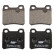 Brake Pad Set, disc brake PREMIER ECO FRICTION FDB586 Ferodo