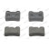 Brake Pad Set, disc brake PREMIER ECO FRICTION FDB586 Ferodo, Thumbnail 4