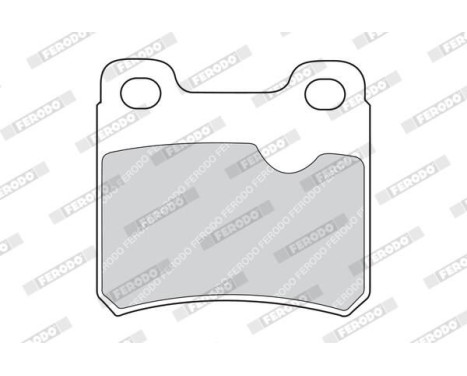 Brake Pad Set, disc brake PREMIER ECO FRICTION FDB586 Ferodo, Image 4