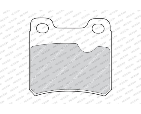 Brake Pad Set, disc brake PREMIER ECO FRICTION FDB586 Ferodo, Image 4