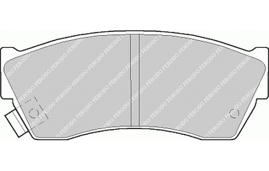 Brake Pad Set, disc brake PREMIER ECO FRICTION FDB588 Ferodo