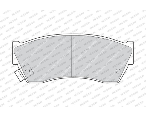 Brake Pad Set, disc brake PREMIER ECO FRICTION FDB588 Ferodo, Image 3