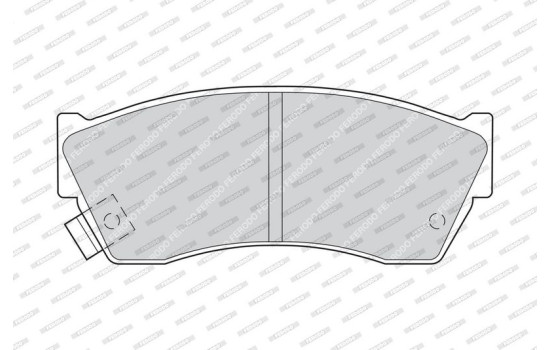 Brake Pad Set, disc brake PREMIER ECO FRICTION FDB588 Ferodo, Image 3