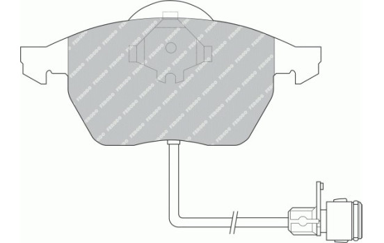 Brake Pad Set, disc brake PREMIER ECO FRICTION FDB590 Ferodo, Image 2
