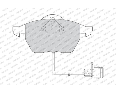 Brake Pad Set, disc brake PREMIER ECO FRICTION FDB590 Ferodo, Image 4