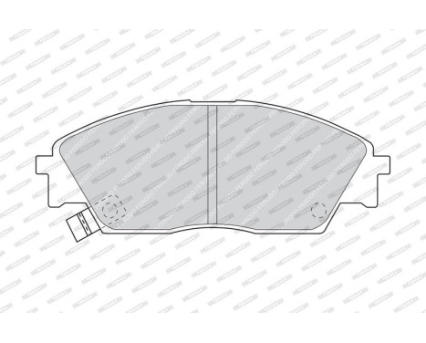 Brake Pad Set, disc brake PREMIER ECO FRICTION FDB598 Ferodo, Image 4