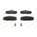 Brake Pad Set, disc brake PREMIER ECO FRICTION FDB610 Ferodo, Thumbnail 4