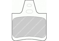 Brake Pad Set, disc brake PREMIER ECO FRICTION FDB615 Ferodo