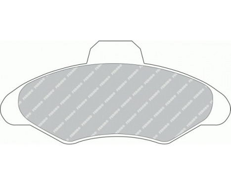 Brake Pad Set, disc brake PREMIER ECO FRICTION FDB617 Ferodo, Image 2