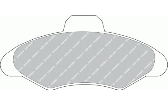Brake Pad Set, disc brake PREMIER ECO FRICTION FDB617 Ferodo, Image 2
