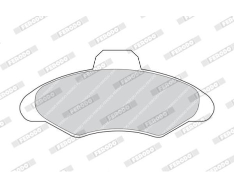 Brake Pad Set, disc brake PREMIER ECO FRICTION FDB617 Ferodo, Image 4