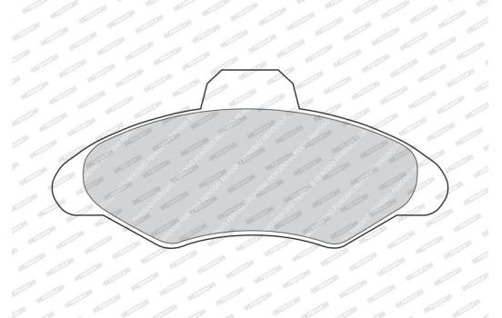 Brake Pad Set, disc brake PREMIER ECO FRICTION FDB617 Ferodo, Image 4