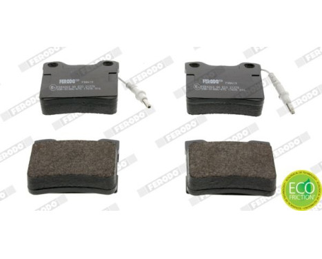 Brake Pad Set, disc brake PREMIER ECO FRICTION FDB619 Ferodo, Image 2