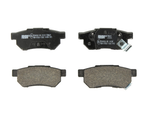 Brake Pad Set, disc brake PREMIER ECO FRICTION FDB621 Ferodo