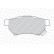 Brake Pad Set, disc brake PREMIER ECO FRICTION FDB621 Ferodo, Thumbnail 3