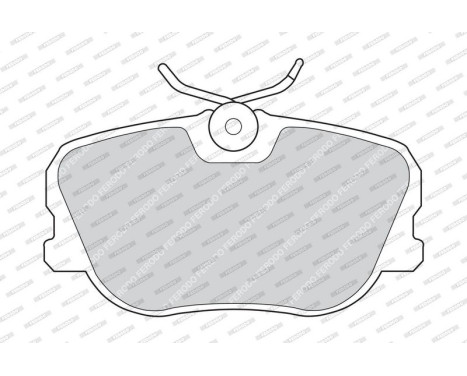 Brake Pad Set, disc brake PREMIER ECO FRICTION FDB622 Ferodo, Image 3