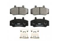 Brake Pad Set, disc brake PREMIER ECO FRICTION FDB628 Ferodo
