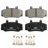 Brake Pad Set, disc brake PREMIER ECO FRICTION FDB628 Ferodo