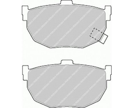 Brake Pad Set, disc brake PREMIER ECO FRICTION FDB638 Ferodo, Image 2