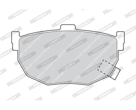 Brake Pad Set, disc brake PREMIER ECO FRICTION FDB638 Ferodo, Image 4