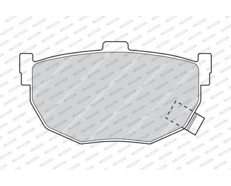 Brake Pad Set, disc brake PREMIER ECO FRICTION FDB638 Ferodo, Image 4