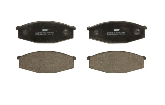 Brake Pad Set, disc brake PREMIER ECO FRICTION FDB643 Ferodo
