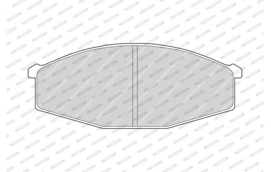 Brake Pad Set, disc brake PREMIER ECO FRICTION FDB643 Ferodo, Image 4