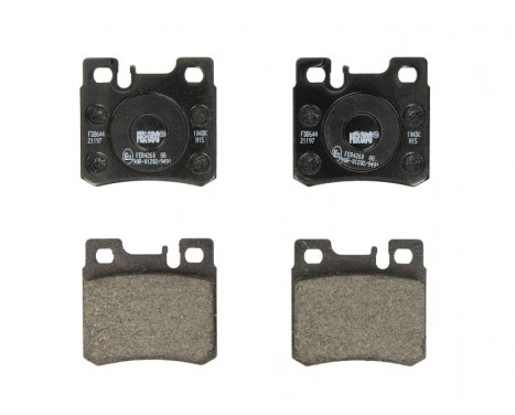 Brake Pad Set, disc brake PREMIER ECO FRICTION FDB644 Ferodo