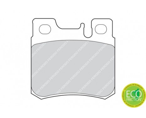 Brake Pad Set, disc brake PREMIER ECO FRICTION FDB644 Ferodo, Image 3