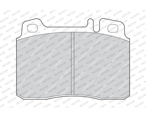 Brake Pad Set, disc brake PREMIER ECO FRICTION FDB646 Ferodo, Image 4