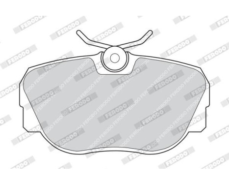 Brake Pad Set, disc brake PREMIER ECO FRICTION FDB660 Ferodo, Image 4