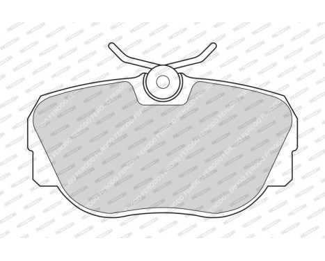 Brake Pad Set, disc brake PREMIER ECO FRICTION FDB660 Ferodo, Image 4