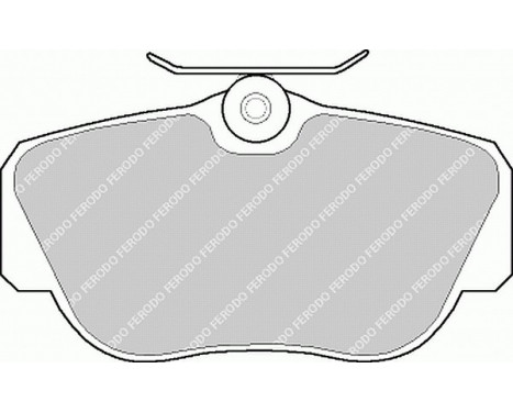 Brake Pad Set, disc brake PREMIER ECO FRICTION FDB669 Ferodo, Image 2