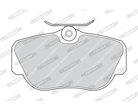 Brake Pad Set, disc brake PREMIER ECO FRICTION FDB669 Ferodo, Image 4