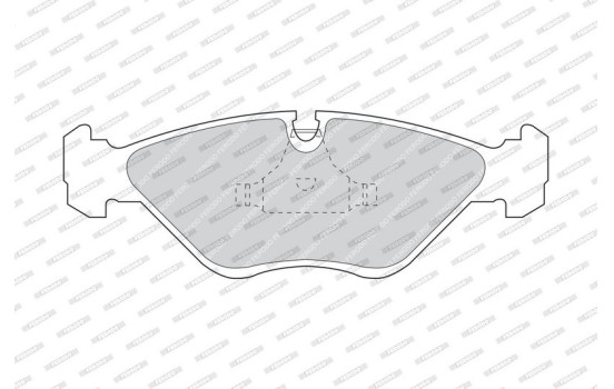 Brake Pad Set, disc brake PREMIER ECO FRICTION FDB670 Ferodo, Image 4