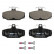 Brake Pad Set, disc brake PREMIER ECO FRICTION FDB676 Ferodo