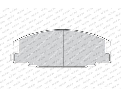 Brake Pad Set, disc brake PREMIER ECO FRICTION FDB678 Ferodo, Image 3