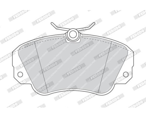 Brake Pad Set, disc brake PREMIER ECO FRICTION FDB686 Ferodo, Image 4