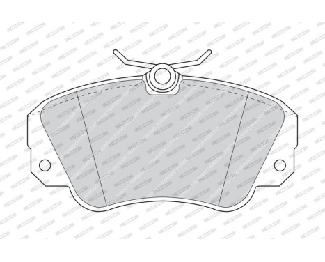Brake Pad Set, disc brake PREMIER ECO FRICTION FDB686 Ferodo, Image 4