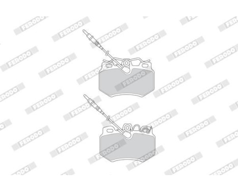 Brake Pad Set, disc brake PREMIER ECO FRICTION FDB687 Ferodo, Image 4