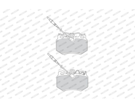 Brake Pad Set, disc brake PREMIER ECO FRICTION FDB687 Ferodo, Image 4