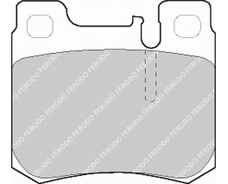 Brake Pad Set, disc brake PREMIER ECO FRICTION FDB693 Ferodo, Image 2