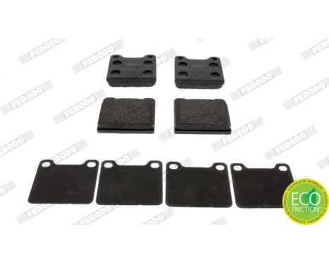 Brake Pad Set, disc brake PREMIER ECO FRICTION FDB704 Ferodo, Image 5