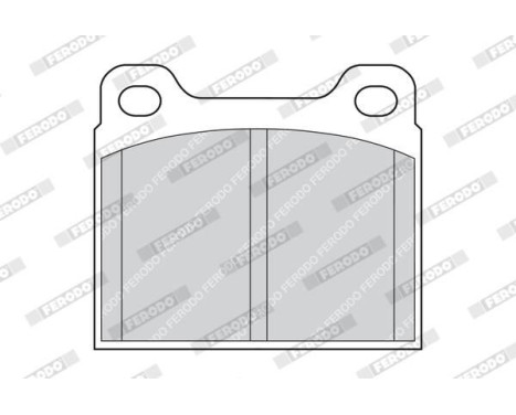 Brake Pad Set, disc brake PREMIER ECO FRICTION FDB704 Ferodo, Image 5