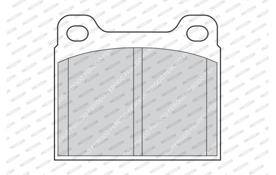 Brake Pad Set, disc brake PREMIER ECO FRICTION FDB704 Ferodo, Image 5