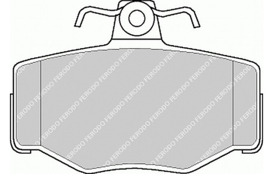 Brake Pad Set, disc brake PREMIER ECO FRICTION FDB707 Ferodo