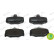 Brake Pad Set, disc brake PREMIER ECO FRICTION FDB707 Ferodo, Thumbnail 3